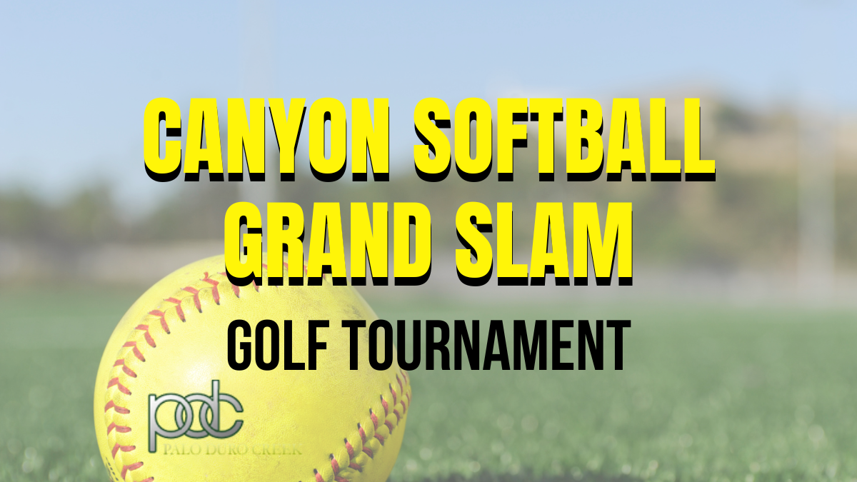 Canyon Softball Grand Slam Golf Tournament - 9/14